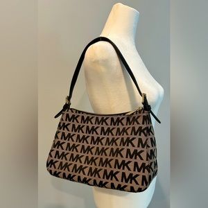 MICHAEL Michael Kors Black and Brown Shoulder Bag